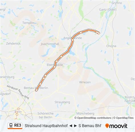 Re Route Schedules Stops Maps Schwedt Bahnhof Updated