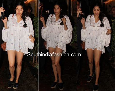 Janhvi Kapoor In A Palazzo Suit South India Fashion