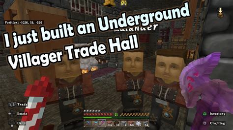 I Just Built The Most Amazing Underground Villager Trading Hall YouTube