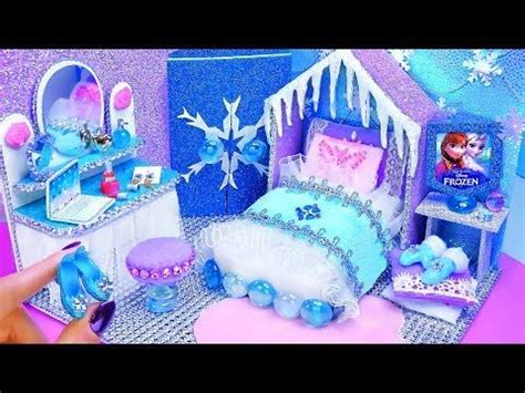 Diy Miniature Frozen Bedroom And Shoes For Disney Elsa Frozen Bedroom