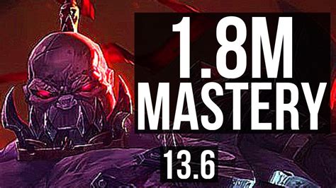 Sion Vs Teemo Top 1 0 6 1 8m Mastery 700 Games Kr Master 13