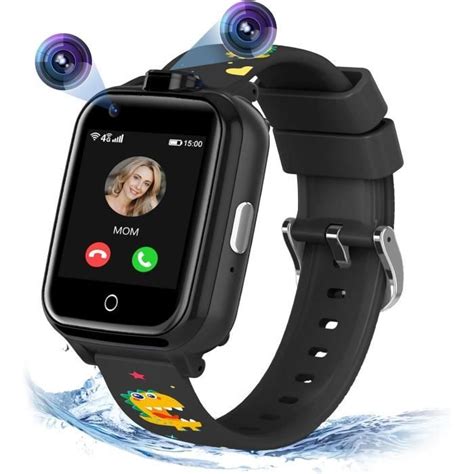 G Montre Intelligente Tanche Sos Pour Enfants Avec R Veil Lecteur De