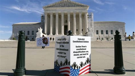 Supreme Court Arguments Begin In Landmark Case Seeking To Kick Trump