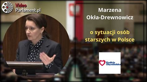 Marzena Okła Drewnowicz o sytuacji osób starszych w Polsce YouTube