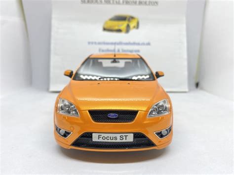 Otto Ot961 2006 Ford Focus Mk2 St 2 5 Electric Orange 1 18 Scale Serious Metal From Bolton