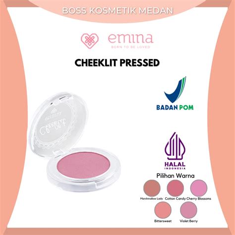 Jual Emina Cheek Lit Pressed Blush Shopee Indonesia