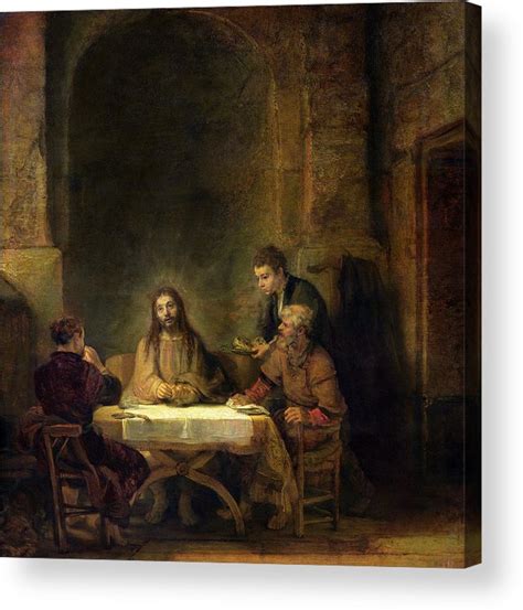 Supper At Emmaus Rembrandt