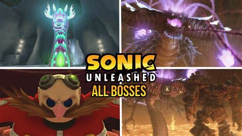 Sonic Unleashed All Boss Battles With Cutscenes 4k Upscaled Youtube