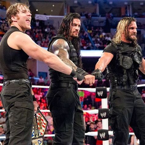 Dean Ambrose Roman Reigns And Seth Rollins The Sheild Dean Ambrose