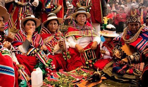 Costumbres Aymaras Pueblo Indígena Cultura Peruanos