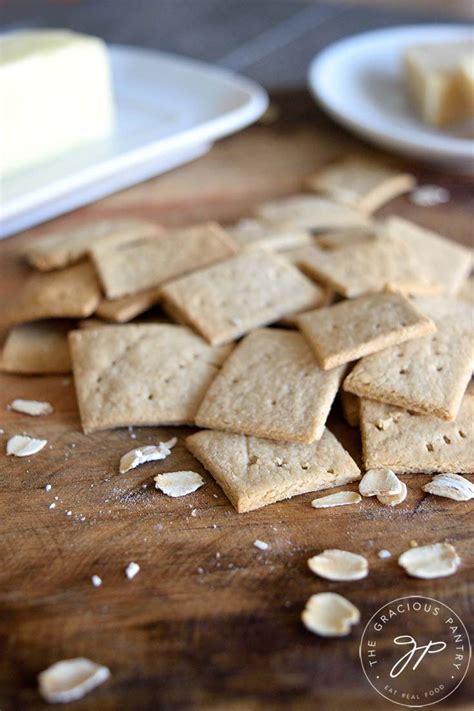 Oat Crackers Recipe Homemade Crackers