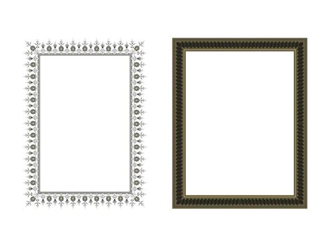 Moldura quadrada elegante ilustração vetorial Vetor Premium