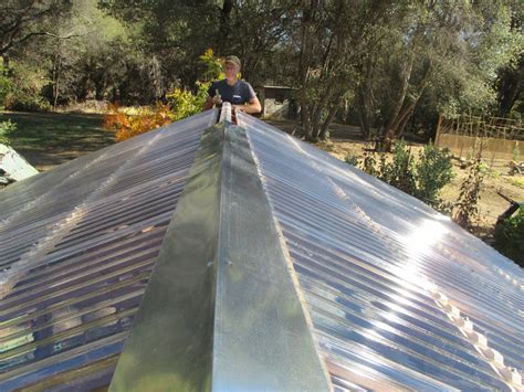 Triangle Greenhouse Roof Panels South Side Gable Panels And Ridge Cap