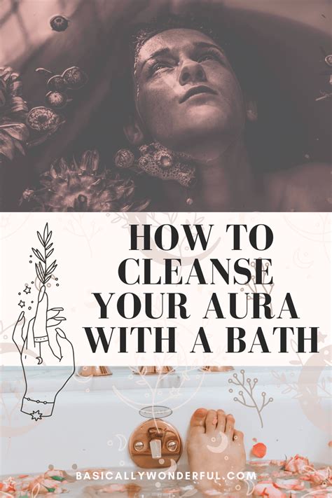 Cleanse Aura Bath Ideas Fab Bathing Recipes Basically Wonderful