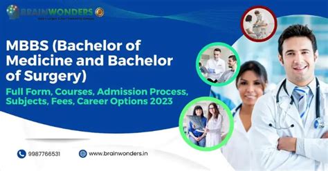 Mbbs Full Form Courses Admission Process Subjects Fees Career