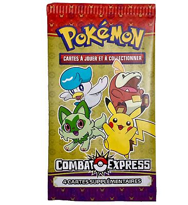 Booster Combat Express Paquet Happy Meal McDo McDonald S Pokemon