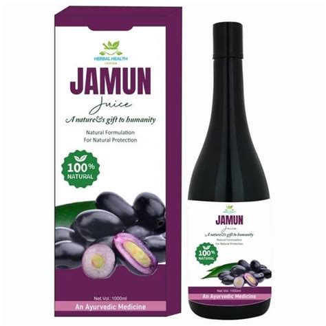 Herbal Jamun Juice Packaging Type Bottle Packaging Size Ml At