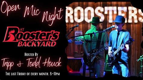 Roosters Open Mic Night — Midland Af