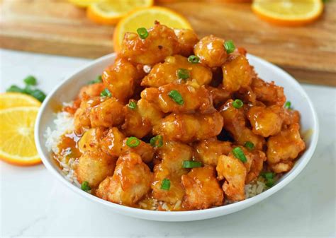 Chinese Orange Chicken Dragon Food