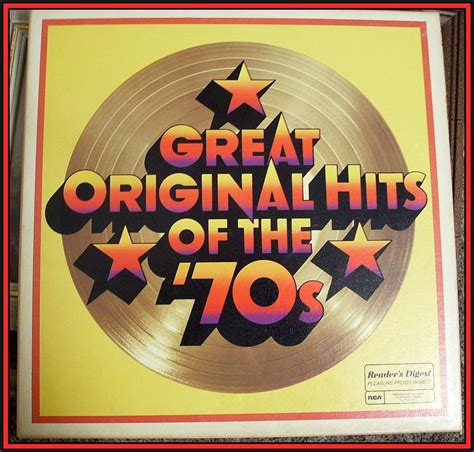 Great Original Hits Of The 1970s Lp Record Vinyl Boxed Set 7