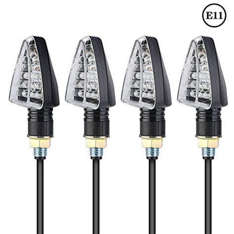 LED Mini Blinker schwarz 4 Stück