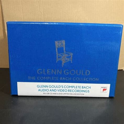 Glenn Gould The Complete Bach Collection Cd Dvd Booklet Box Set Ebay