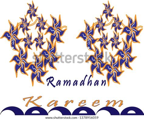 Batik Pattern Theme Ramadan Kareem Stock Vector Royalty Free