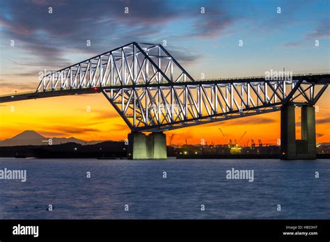 Tokyo Gate Bridge Stock Photo Alamy