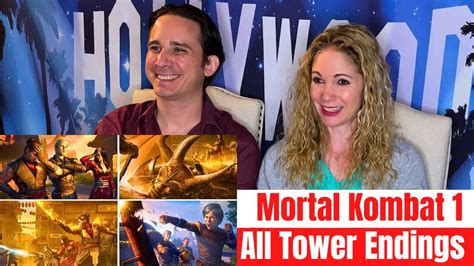 Mortal Kombat All Tower Endings Reaction Youtube