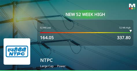 Ntpc Ltd Achieves New Milestone With Week High Stock Price