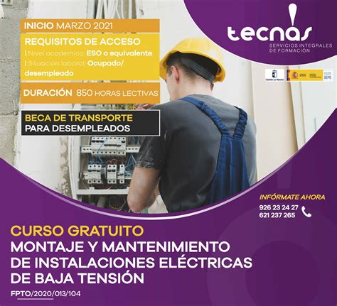 Curso Montaje Y Mantenimiento De Instalaciones El Ctricas Baja Tensi N