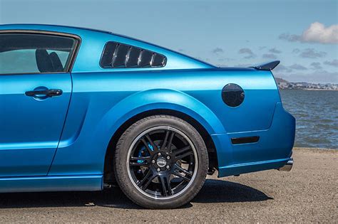 Matte Blue Metallic Mustang Wrap Wrapfolio