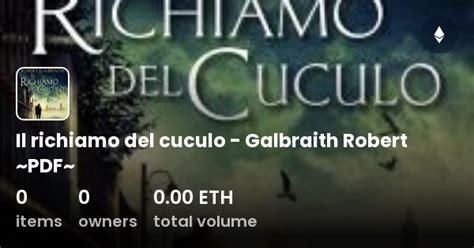 Il Richiamo Del Cuculo Galbraith Robert PDF Collection OpenSea