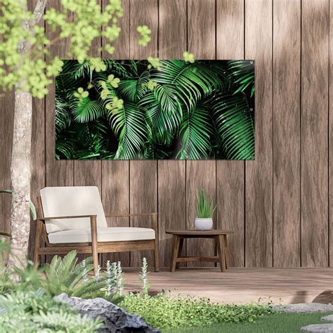 Gards Tuinposter Tropische Palm Bladeren Groen X Cm Tuindoek