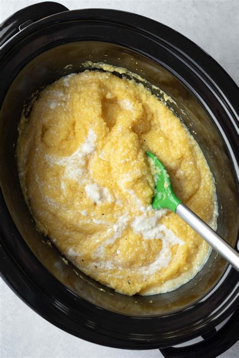 Slow Cooker Vegan Polenta My Quiet Kitchen