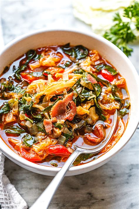 Collard Greens Cabbage Soup Recipe — Eatwell101