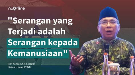 Gus Yahya Ajak Pemimpin Agama Bikin Tekanan Politik Soal Israel