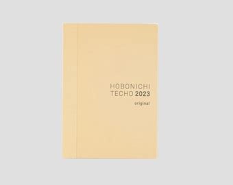 Hobonichi Techo 2023 Etsy