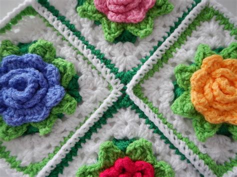 3 Magnificent Ideas of the Free Crochet Rose Afghan Pattern Many Roses Afghan To Crochet Free ...