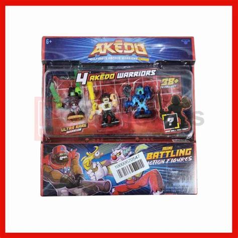 Jual Akedo Ultimate Arcade Warriors Warrior Collector 4 Pack Di