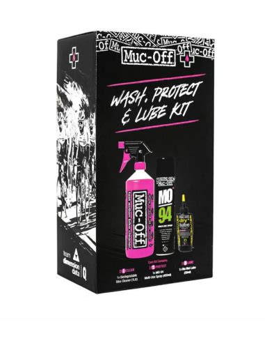 Muc Off Kit Pulizia Wash Protect Dry Lube