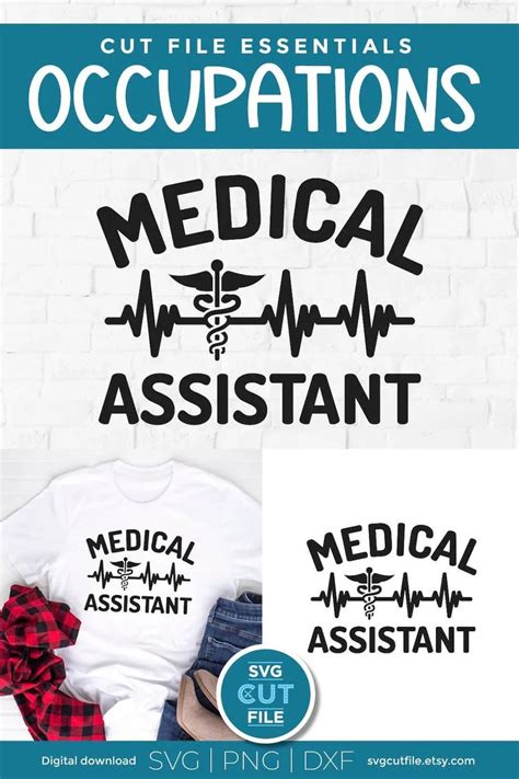 Medical Assistant Svg Ma Svg Caduceus Svg Ma Ekg Svg Cma T Idea Svg Heartbeat Svg