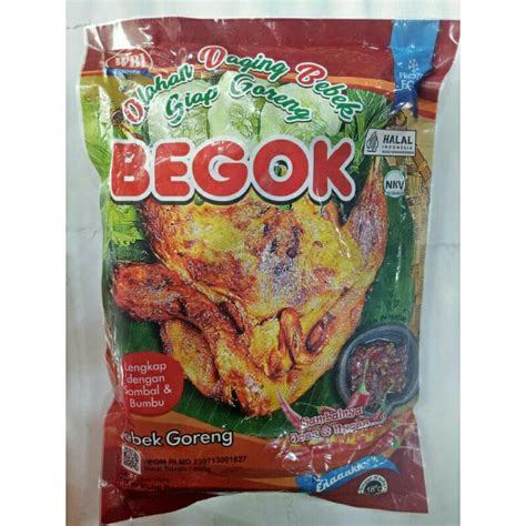 Jual Begok Olahan Daging Bebek Siap Goreng Bebek Goreng Shopee