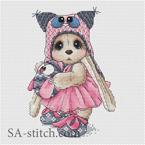 Зайка з совою | SA-stitch
