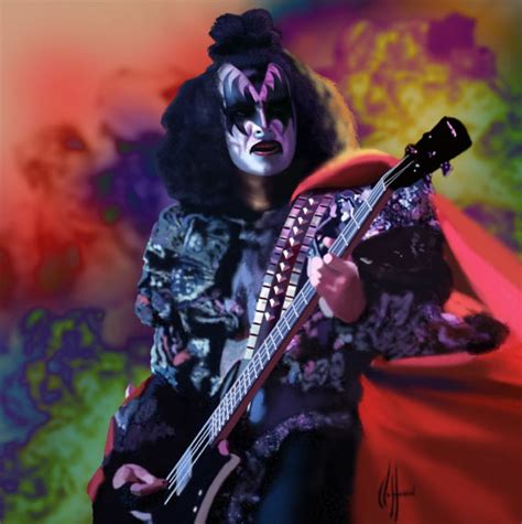 Psychedelic Gene Simmons By Choffman36 On Deviantart