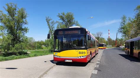 Solaris Urbino 18 III 8189 MZA Warszawa Linia 185 YouTube