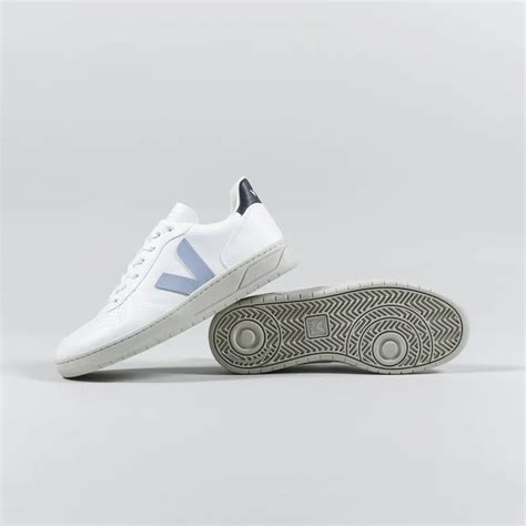 Veja Mens Sneakers V Cwl Shoes White Steel Nautico