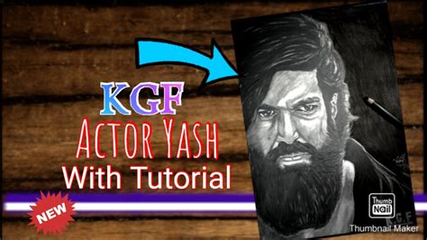 Kgf Chapter Yash Rocking Star Rocky Bhai Drawing Tutorial