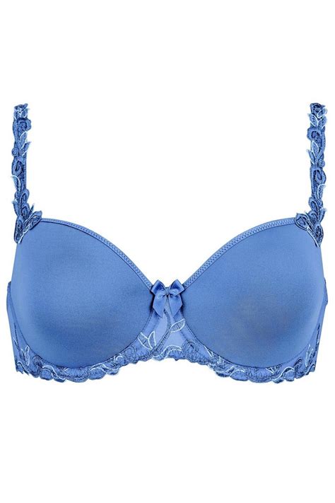 Simone Perele 131 Andora 3d Spacer Moulded Padded Bra Denim Blue Cad 14500 At Bralissimo