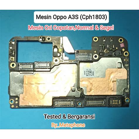 Jual Mesin Oppo A3S Cph1803 Tanpa Pola Siap Pakai Mesin Normal Segel